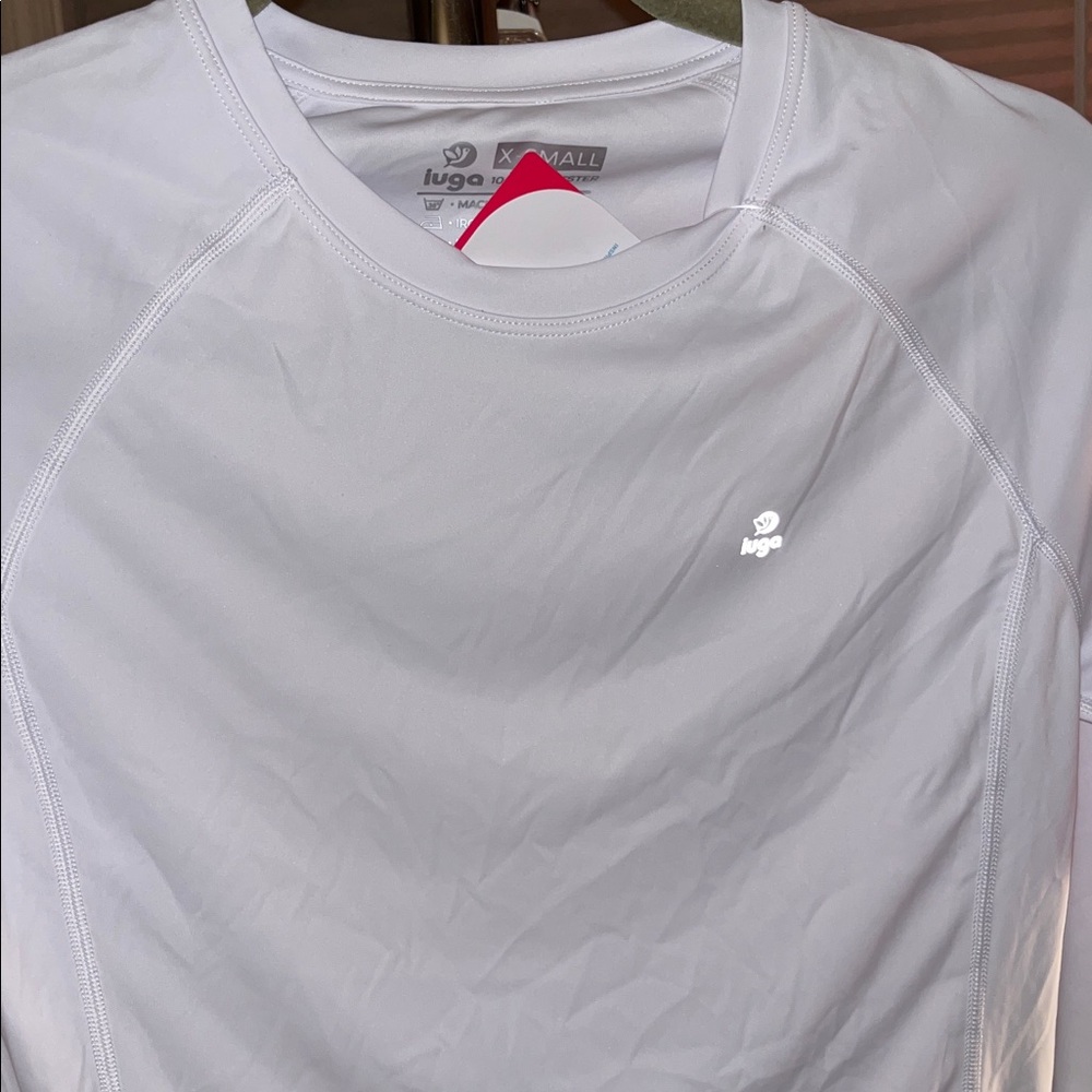 IUGA White UVF 50+ Protection Long Sleeve Shirt, Size XS - Picture 3 of 5